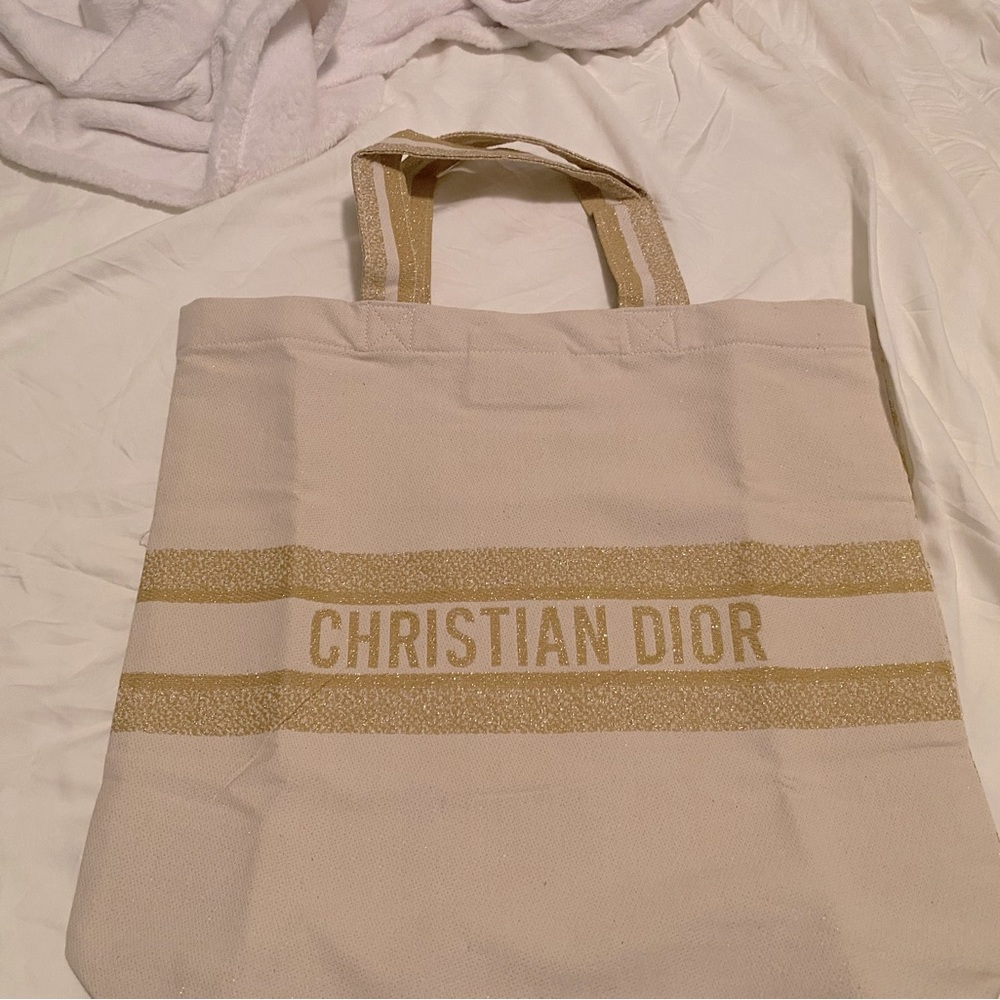 DIOR BOOK TOTE WITH CUIR LEATHER LABEL